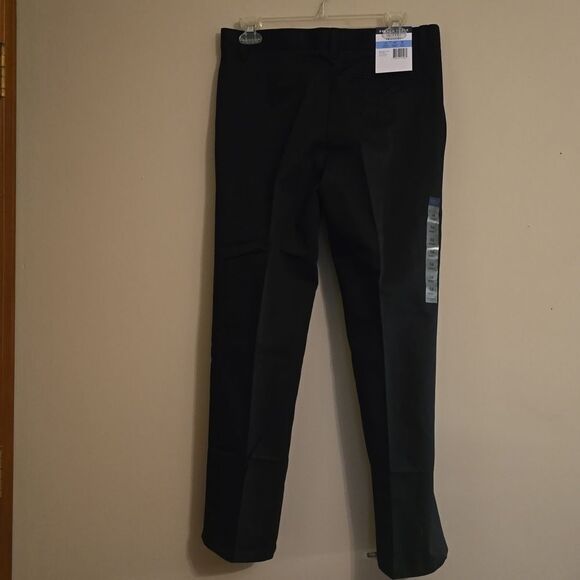 New French Toast boys relaxed size 14 Husky‎ black twill pants adjustable waist - Picture 4 of 10